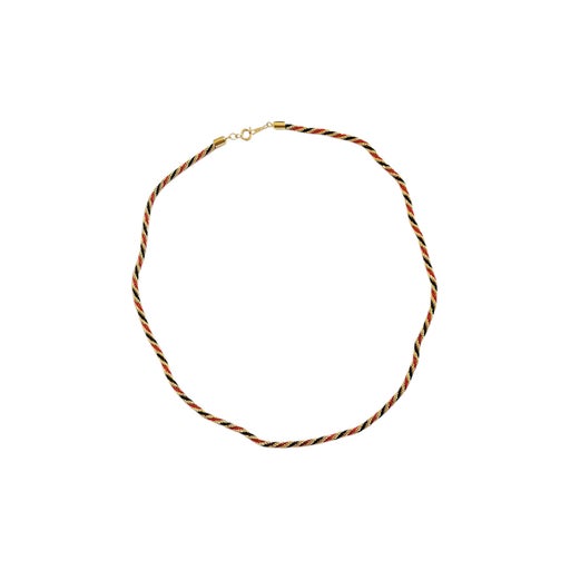 Tricolor chain necklace