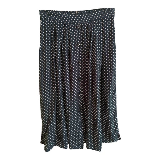 Jupe midi à pois