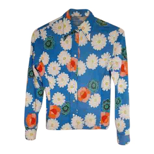 70's floral shirt