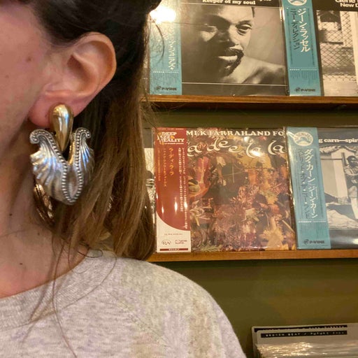 Metal earrings