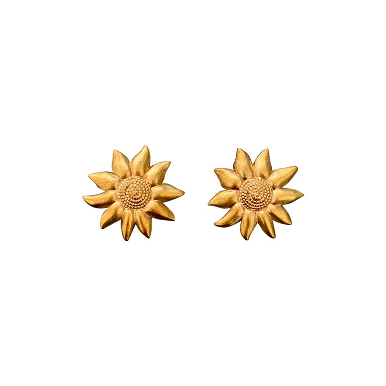 Brass earrings