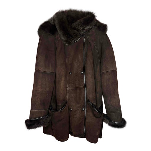 Manteau en peau lainée
