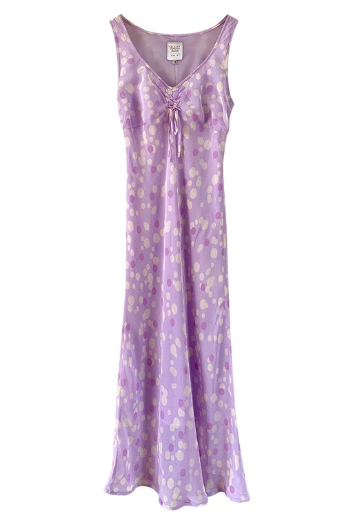 Long dress in viscose voile