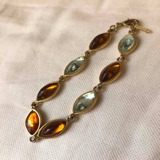 Gold metal bracelet