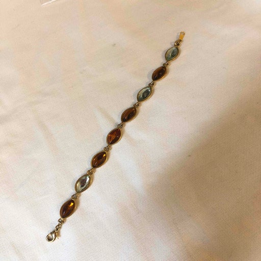 Gold metal bracelet