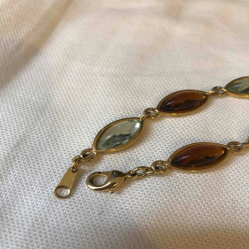 Gold metal bracelet