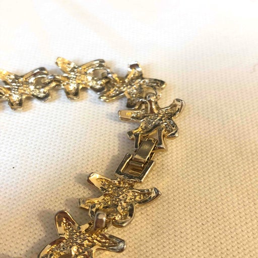 Gold metal bracelet