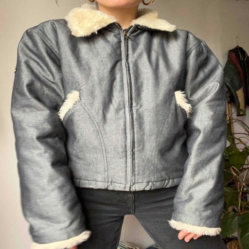 Lined denim jacket