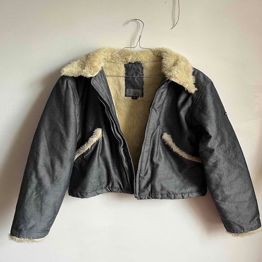 Lined denim jacket