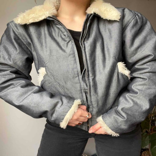 Lined denim jacket