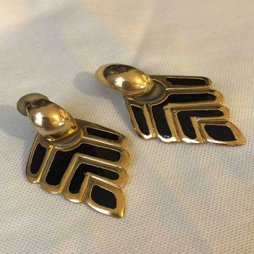 Enamel earrings
