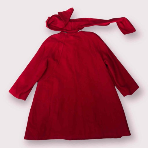 Wool coat and scarf