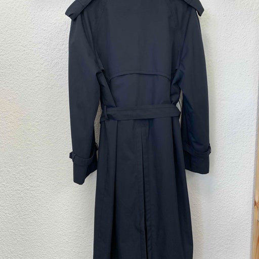 Navy blue trench coat