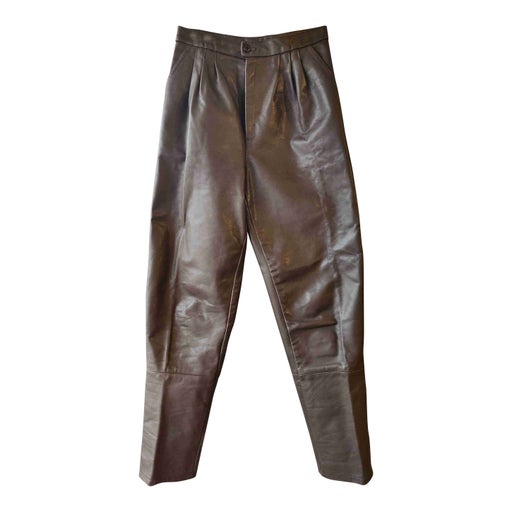Leather trousers