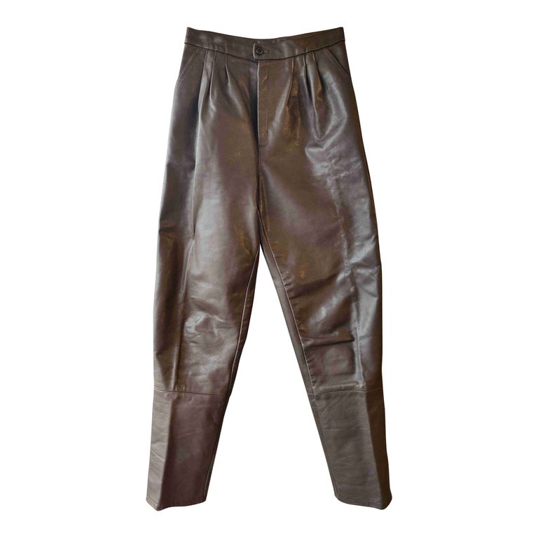 Leather trousers