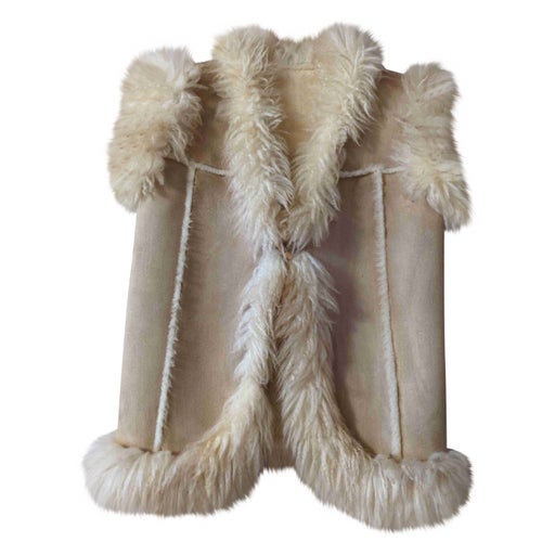 Shearling vest