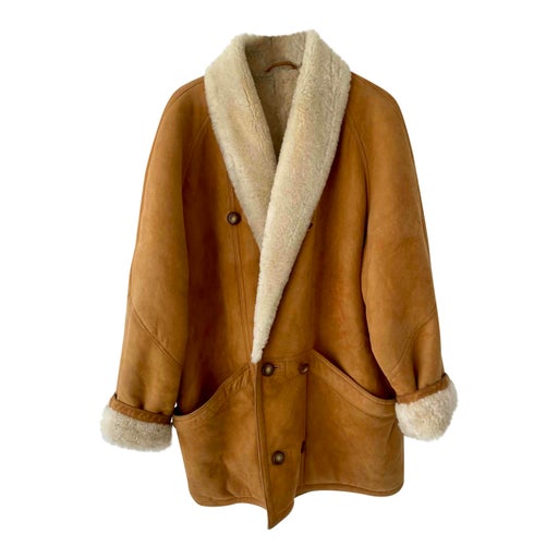 Manteau en peau lainée