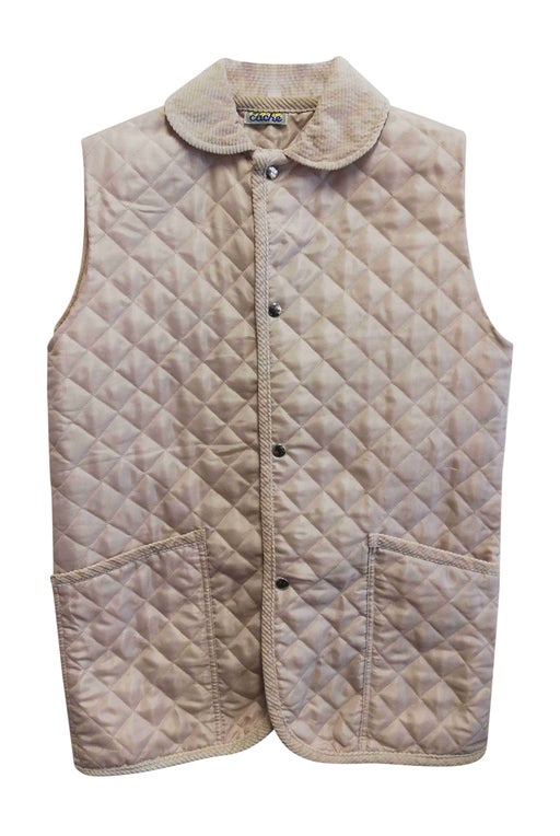 Quilted sleeveless vest