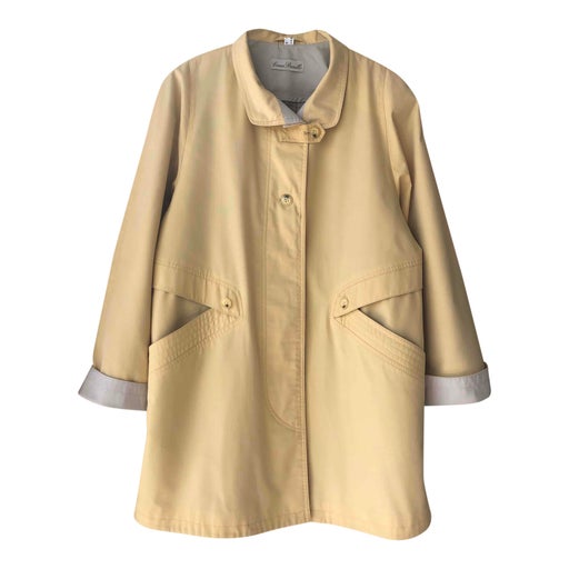 Trench jaune pastel