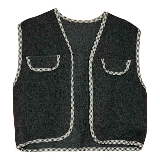 Sleeveless wool vest