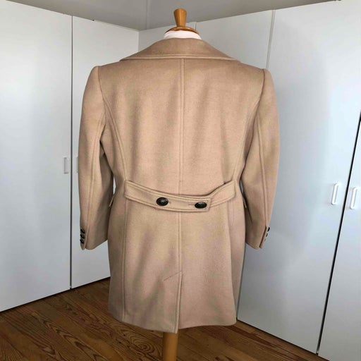 Wool and cashmere pea coat