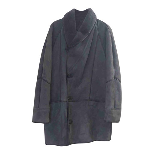 Manteau en peau lainée