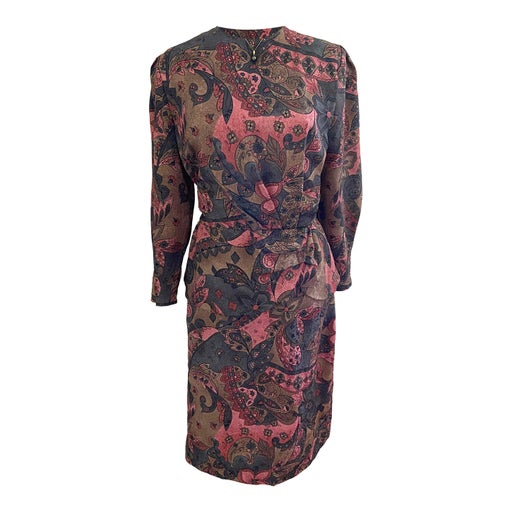 Paisley print dress