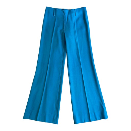 Pantalon flare à plis