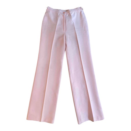 Pantalon flare rose pastel