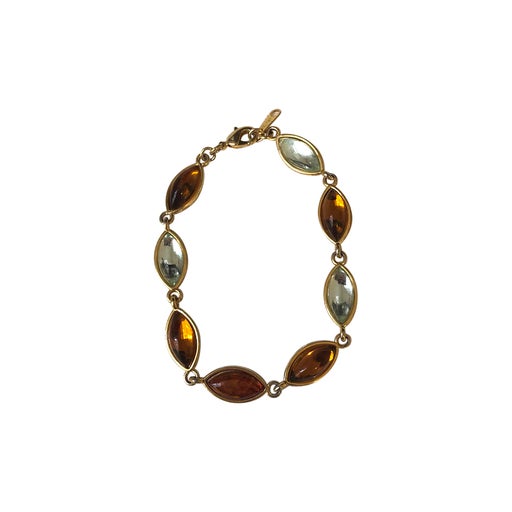 Gold metal bracelet