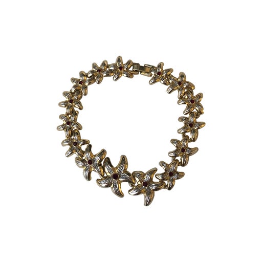 Gold metal bracelet