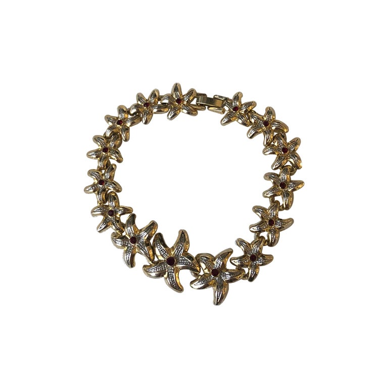 Gold metal bracelet