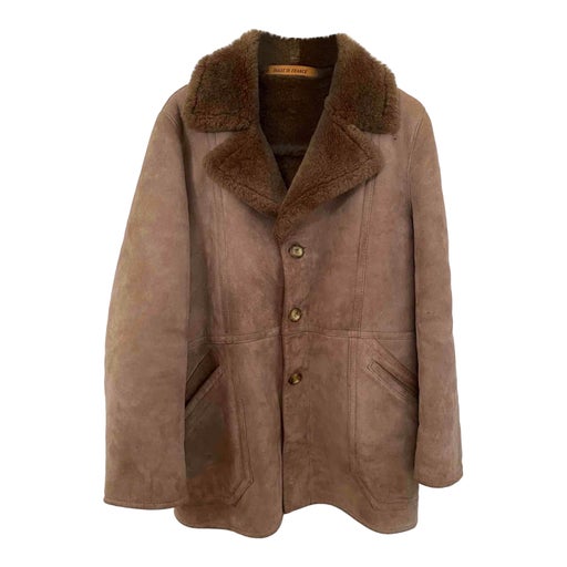 Manteau en peau lainée