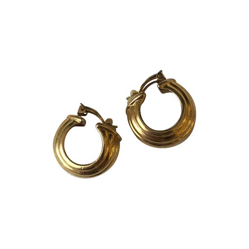 Boucles d’oreilles dorées