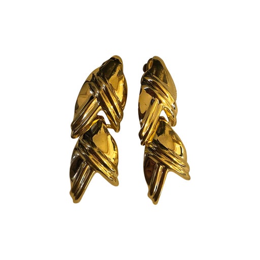 Boucles d’oreilles dorées