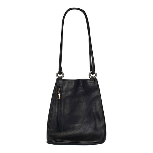 Leather bucket bag