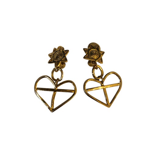 Boucles d’oreilles dorées