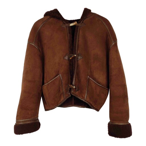 Manteau en peau lainée