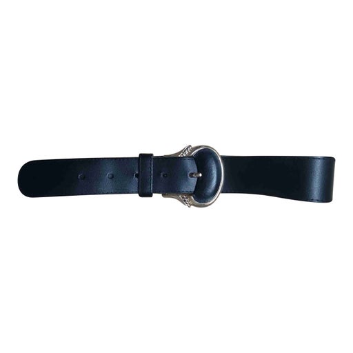 Leather and metal belt