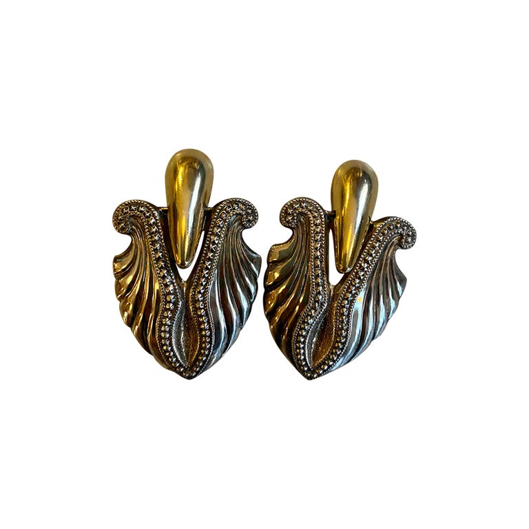 Metal earrings