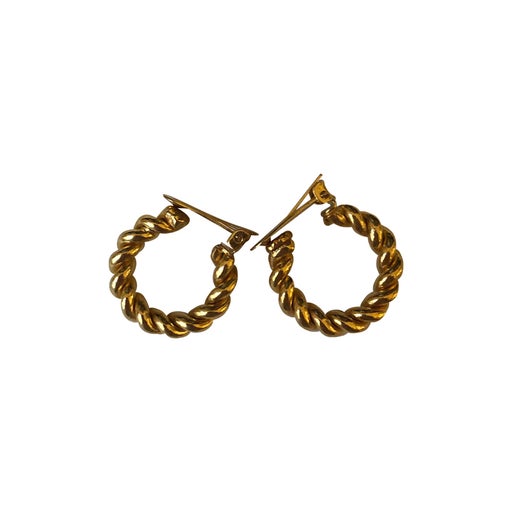 Boucles d’oreilles dorées