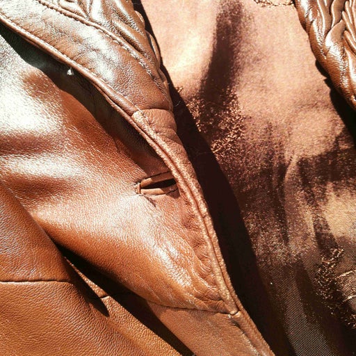 leather coat