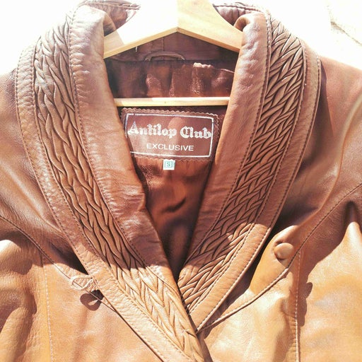 leather coat
