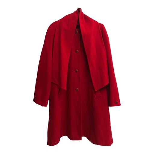Manteau et écharpe en laine