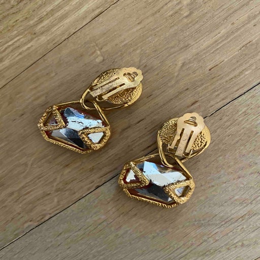 Brass earrings