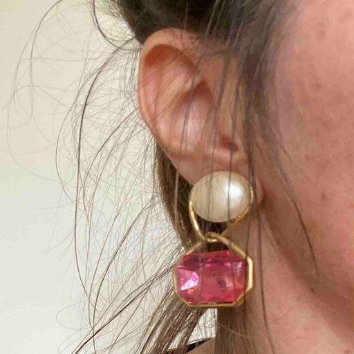 Brass earrings