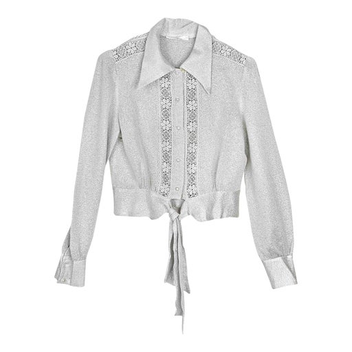 Jersey and lurex shirt