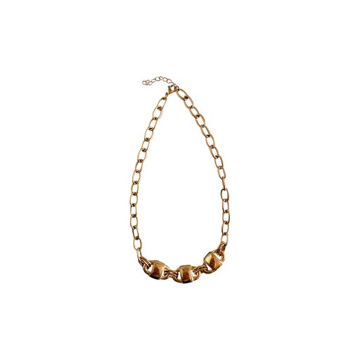 brass necklace