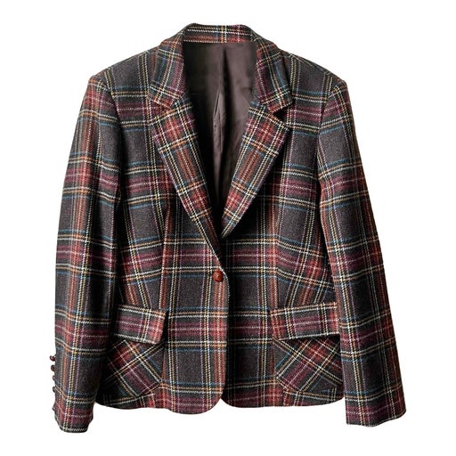 Blazer à carreaux