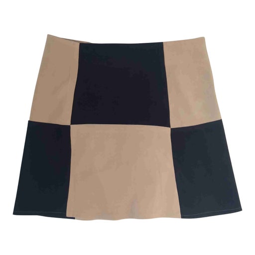 Checkerboard mini skirt